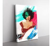 Big Box Art Elizabeth Taylor (2) V2 Canvas Wall Art Print Ready to Hang Picture, 76 x 50 cm (30 x 20 Inch), Multi-Coloured