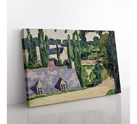 Big Box Art Emile Bernard Landscape at Pont-Aven Canvas Wall Art Print Ready to Hang Picture, 76 x 50 cm (30 x 20 Inch), Multi-Coloured