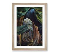 Big Box Art Emily Carr Forest Bridge Framed Wall Art Picture Print Ready to Hang, Oak A2 (62 x 45 cm)
