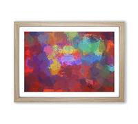 Big Box Art Eternal Thoughts in Abstract Framed Wall Art Picture Print Ready to Hang, Oak A2 (62 x 45 cm)
