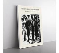 Big Box Art Five Women Ernst Ludwig Kirchner Canvas Wall Art Print Ready to Hang Picture, 76 x 50 cm (30 x 20 Inch), Exhibition