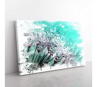 Big Box Art Flower Dandelion Seeds (5) V3 Canvas Wall Art Print Ready to Hang Picture, 76 x 50 cm (30 x 20 Inch), Multi-Coloured