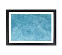 Big Box Art Flying Past The Moon Painting Framed Wall Art Picture Print Ready to Hang, Black A2 (62 x 45 cm)
