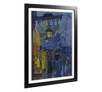 Big Box Art Framed Print Anquetin Louis Avenue de Clichy Design | Wall Art Picture | Home Decor for Kitchen, Living Room, Bedroom, Hallway, Black, A2 / 24.5x18 Inch / 62x45cm