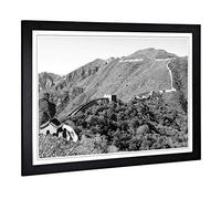 Big Box Art Framed Print China (5) Design | Wall Art Picture | Home Decor for Kitchen, Living, Dining Room, Bedroom, Hallway, Office, Black, A2 / 24.5x18 Inch / 62x45cm