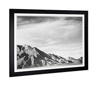 Big Box Art Framed Print of Ansel Adams Death Valley 2 Design | Wall Art Picture | Home Decor for Kitchen, Living, Dining Room, Bedroom, Hallway, Office, Black, A2 / 24.5x18 Inch / 62x45cm