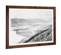 Big Box Art Framed Print of Ansel Adams Death Valley Design | Wall Art Picture | Home Decor for Kitchen, Living, Dining Room, Bedroom, Hallway, Office, Walnut, A2 / 24.5x18 Inch / 62x45cm