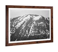 Big Box Art Framed Print of Ansel Adams Rocky Mountain National Park Colorado 7 Design | Wall Art Picture| Home Decor for Kitchen, Living Room, Bedroom, Office, Walnut, A2 / 24.5x18 Inch / 62x45cm