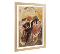 Big Box Art Framed Print of Charles Demuth American in Vaudeville Design | Wall Art Picture | Home Decor for Kitchen, Living Room, Bedroom, Hallway, Oak, A2 / 24.5x18 Inch / 62x45cm