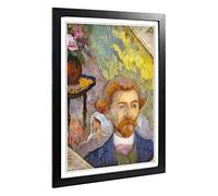 Big Box Art Framed Print of Claude Schuffenecker Emile Bernard Design | Wall Art Picture | Home Decor for Kitchen, Living Room, Bedroom, Hallway, Black, A2 / 24.5x18 Inch / 62x45cm