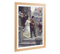 Big Box Art Framed Print of Edmund Leighton Call to Arms Design | Wall Art Picture | Home Decor for Kitchen, Living, Dining Room, Bedroom, Hallway, Office, Oak, A2 / 24.5x18 Inch / 62x45cm