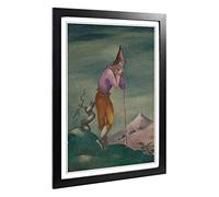 Big Box Art Framed Print of Eugeniusz Zak Painting 2 Design | Wall Art Picture | Home Decor for Kitchen, Living, Dining Room, Bedroom, Hallway, Office, Black, A2 / 24.5x18 Inch / 62x45cm