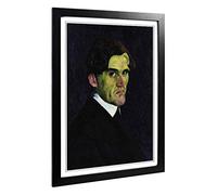Big Box Art Framed Print of Giovanni Zaccaria Giacometti Design | Wall Art Picture | Home Decor for Kitchen, Living Room, Bedroom, Hallway, Black, A2 / 24.5x18 Inch / 62x45cm