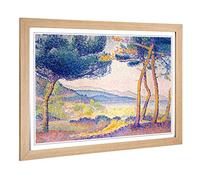 Big Box Art Framed Print of Henri-Edmond Cross Design | Wall Art Picture | Home Decor for Kitchen, Living, Dining Room, Lounge, Bedroom, Hallway, Office, Oak, A2 / 24.5x18 Inch / 62x45cm