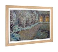 Big Box Art Framed Print of Henri Le Sidaner Garden (2) Design | Wall Art Picture | Home Decor for Kitchen, Living, Dining Room, Bedroom, Hallway, Office, Oak, A2 / 24.5x18 Inch / 62x45cm