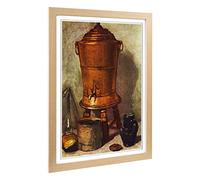 Big Box Art Framed Print of Jean Chardin Still Life (5) Design | Wall Art Picture | Home Decor for Kitchen, Living, Dining Room, Bedroom, Hallway, Office, Oak, A2 / 24.5x18 Inch / 62x45cm