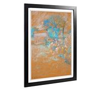 Big Box Art Framed Print of John Henry Twachtman Spring Design | Wall Art Picture | Home Decor for Kitchen, Living, Dining Room, Bedroom, Hallway, Office, Black, A2 / 24.5x18 Inch / 62x45cm