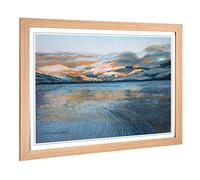 Big Box Art Framed Print of Joseph Mallord William Turner View from Birchwood HIL Design | Wall Art Picture| Home Decor for Kitchen, Living Room, Bedroom, Office, Oak, A2 / 24.5x18 Inch / 62x45cm