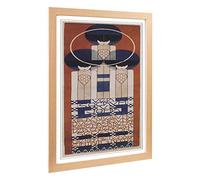 Big Box Art Framed Print of Koloman Moser Secession Design | Wall Art Picture | Home Decor for Kitchen, Living, Dining Room, Bedroom, Hallway, Office, Oak, A2 / 24.5x18 Inch / 62x45cm
