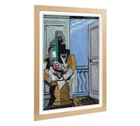 Big Box Art Framed Print of Louis Marcoussis 2 Design | Wall Art Picture | Home Decor for Kitchen, Living, Dining Room, Lounge, Bedroom, Hallway, Office, Oak, A2 / 24.5x18 Inch / 62x45cm