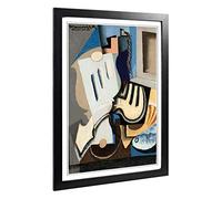 Big Box Art Framed Print of Louis Marcoussis Design | Wall Art Picture | Home Decor for Kitchen, Living, Dining Room, Lounge, Bedroom, Hallway, Office, Black, A2 / 24.5x18 Inch / 62x45cm