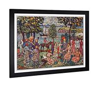 Big Box Art Framed Print of Maurice Pendergrast Fantasy Design | Wall Art Picture | Home Decor for Kitchen, Living, Dining Room, Bedroom, Hallway, Office, Black, A2 / 24.5x18 Inch / 62x45cm