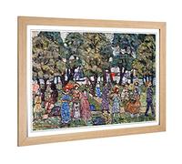 Big Box Art Framed Print of Maurice Pendergrast Under The Trees Design | Wall Art Picture | Home Decor for Kitchen, Living Room, Bedroom, Hallway, Oak, A2 / 24.5x18 Inch / 62x45cm