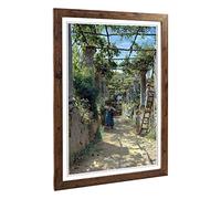 Big Box Art Framed Print of Peder Mork Monsted Capri Design | Wall Art Picture | Home Decor for Kitchen, Living, Dining Room, Bedroom, Hallway, Office, Walnut, A2 / 24.5x18 Inch / 62x45cm