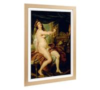 Big Box Art Framed Print of Peter Paul Rubens Sacrificing Dido Design | Wall Art Picture | Home Decor for Kitchen, Living Room, Bedroom, Hallway, Oak, A2 / 24.5x18 Inch / 62x45cm