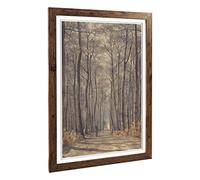 Big Box Art Framed Print of Sir Edward John Poynter The Woods Design | Wall Art Picture | Home Decor for Kitchen, Living Room, Bedroom, Hallway, Walnut, A2 / 24.5x18 Inch / 62x45cm