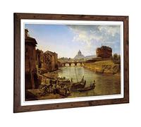 Big Box Art Framed Print of Sylvester Shchedrin Painting 2 Design | Wall Art Picture | Home Decor for Kitchen, Living, Dining Room, Bedroom, Hallway, Office, Walnut, A2 / 24.5x18 Inch / 62x45cm