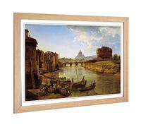 Big Box Art Framed Print of Sylvester Shchedrin Painting 2 Design | Wall Art Picture | Home Decor for Kitchen, Living, Dining Room, Bedroom, Hallway, Office, Oak, A2 / 24.5x18 Inch / 62x45cm