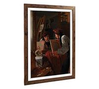 Big Box Art Framed Print of Wilhelm Bendz A Young Artist Design | Wall Art Picture | Home Decor for Kitchen, Living, Dining Room, Bedroom, Hallway, Office, Walnut, A2 / 24.5x18 Inch / 62x45cm
