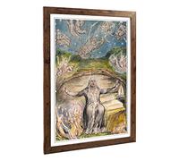 Big Box Art Framed Print of William Blake Illustration 2 Design | Wall Art Picture | Home Decor for Kitchen, Living, Dining Room, Bedroom, Hallway, Office, Walnut, A2 / 24.5x18 Inch / 62x45cm