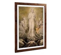 Big Box Art Framed Print of William Blake Illustration 4 Design | Wall Art Picture | Home Decor for Kitchen, Living, Dining Room, Bedroom, Hallway, Office, Walnut, A2 / 24.5x18 Inch / 62x45cm