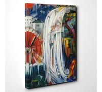 Big Box Art Franz Marc The Bewitched Mill Canvas Wall Art Print Ready to Hang Picture, 30 x 20 Inch (76 x 50 cm), Multi-Coloured