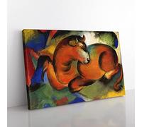 Big Box Art Franz Marc The Red Bull Canvas Wall Art Print Ready to Hang Picture, 76 x 50 cm (30 x 20 Inch), Multi-Coloured