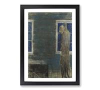 Big Box Art Funeral Symphony by Mikalojus Konstantinas Framed Wall Art Picture Print Ready to Hang, Black A2 (62 x 45 cm)