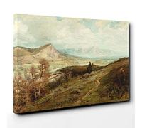 Big Box Art George Herbert Baker San Fernando Valley Canvas Wall Art Print Ready to Hang Picture, 30 x 20 Inch (76 x 50 cm), Multi-Coloured