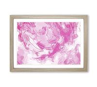 Big Box Art Go My Own Way in Abstract Framed Wall Art Picture Print Ready to Hang, Oak A2 (62 x 45 cm)