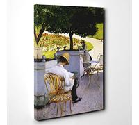 Big Box Art Gustave Caillebotte The Orange Trees Canvas Wall Art Print Ready to Hang Picture, 30 x 20 Inch (76 x 50 cm), Multi-Coloured