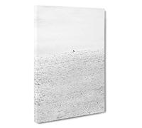 Big Box Art Hare at Wintertime Canvas Wall Art Framed Picture Print, 30 x 20 Inch (76 x 50 cm), White, Grey