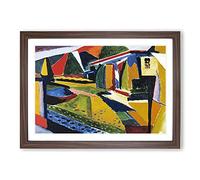 Big Box Art Home Garden Vol.1 by Henry Lyman Sayen Framed Wall Art Picture Print Ready to Hang, Walnut A2 (62 x 45 cm)