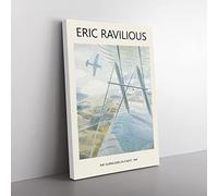 Big Box Art Hurricane in Flight Eric Ravilious Canvas Wall Art Print Ready to Hang Picture, 76 x 50 cm (30 x 20 Inch), Exhibition