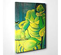 Big Box Art Ismael Nery Painting Canvas Wall Art Print Ready to Hang Picture, 30 x 20 Inch (76 x 50 cm), Multi-Coloured