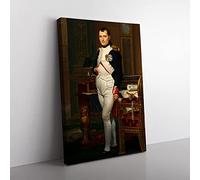 Big Box Art Jacques Louis-David The Emperor Napoleon Canvas Wall Art Print Ready to Hang Picture, 76 x 50 cm (30 x 20 Inch), Multi-Coloured