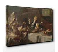 Big Box Art Jean-Louis Forain A Night at Maxims Canvas Wall Art Print Ready to Hang Picture, 30 x 20 Inch (76 x 50 cm), Multi-Coloured