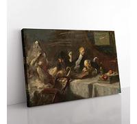 Big Box Art Jean-Louis Forain A Night at Maxims Canvas Wall Art Print Ready to Hang Picture, 76 x 50 cm (30 x 20 Inch), Multi-Coloured