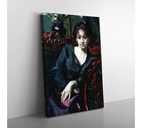 Big Box Art John Singer Sargent Isabella Stewart Gardner Canvas Wall Art Print Ready to Hang Picture, 76 x 50 cm (30 x 20 Inch), Multi-Coloured