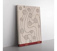 Big Box Art Koloman Moser Beads Canvas Wall Art Print Ready to Hang Picture, 76 x 50 cm (30 x 20 Inch), Multi-Coloured